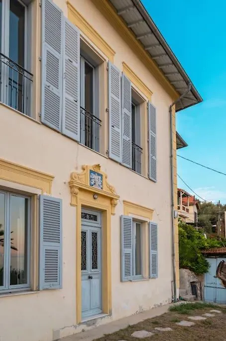 Magnifique Villa D'Epoque Vue Mer, Plage A 12 Min A Pieds Menton
