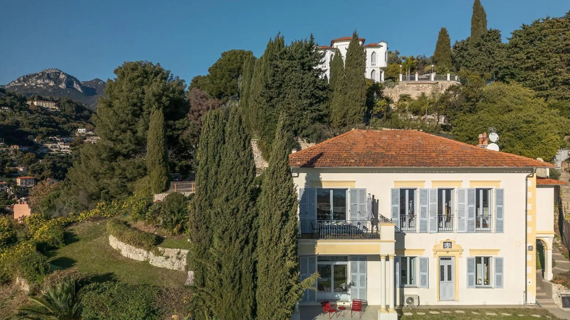Magnifique Villa D'Epoque Vue Mer, Plage A 12 Min A Pieds Menton
