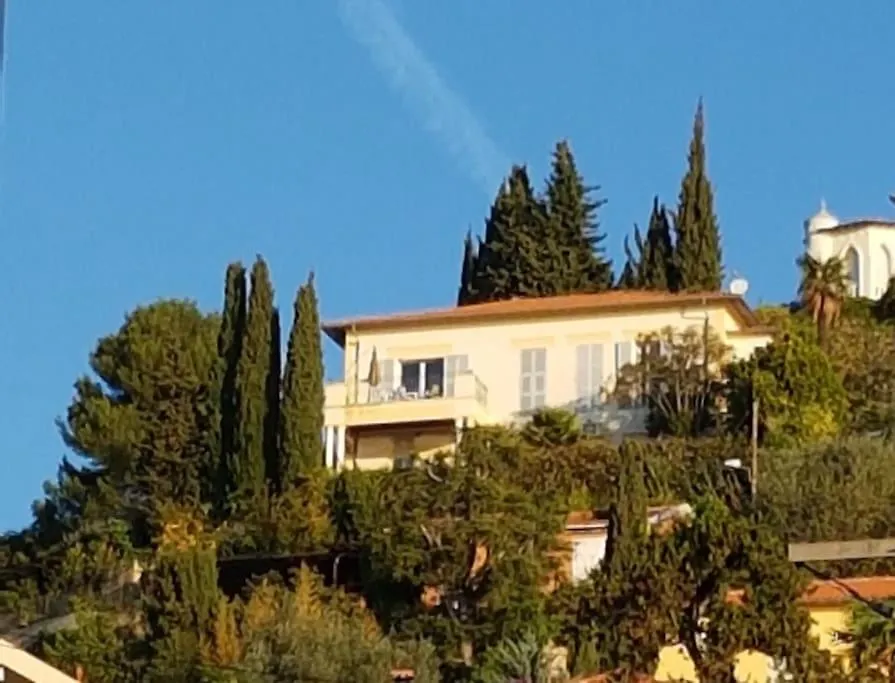 Magnifique Villa D'Epoque Vue Mer, Plage A 12 Min A Pieds Menton