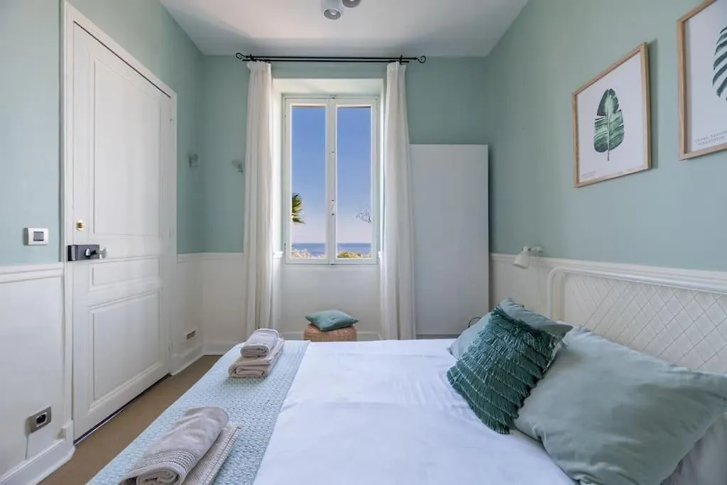 Magnifique Villa D'Epoque Vue Mer, Plage A 12 Min A Pieds Menton