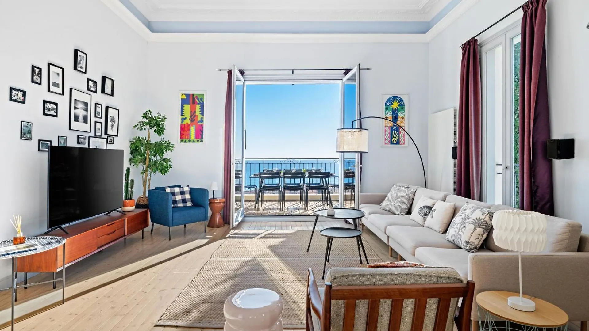 Magnifique Villa D'Epoque Vue Mer, Plage A 12 Min A Pieds Menton