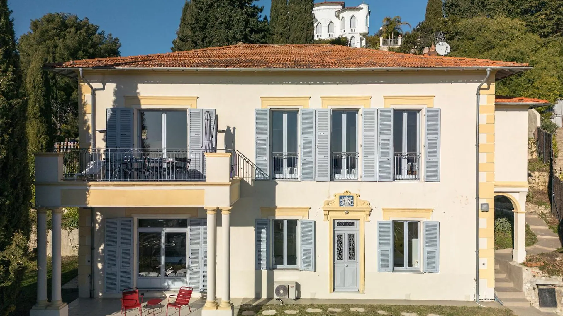 Magnifique Villa D'Epoque Vue Mer, Plage A 12 Min A Pieds Menton France