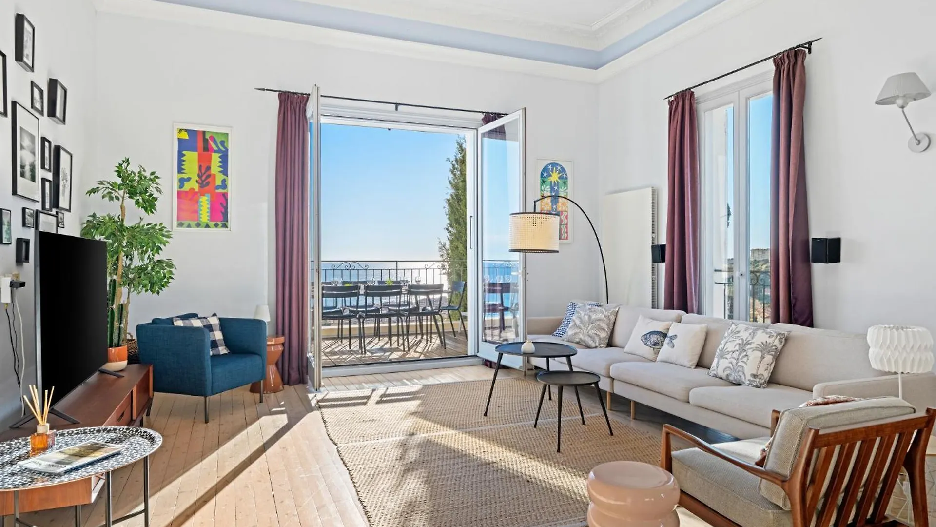 Magnifique Villa D'Epoque Vue Mer, Plage A 12 Min A Pieds Menton